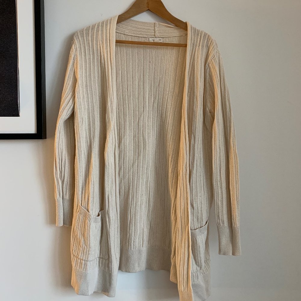 Silence + Noise White Cardigan